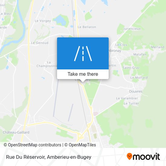 Rue Du Réservoir map