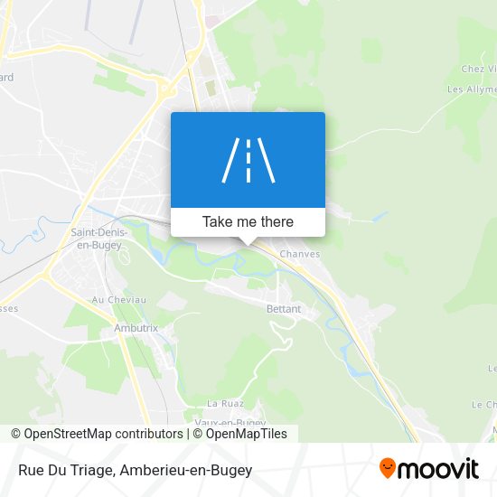 Rue Du Triage map