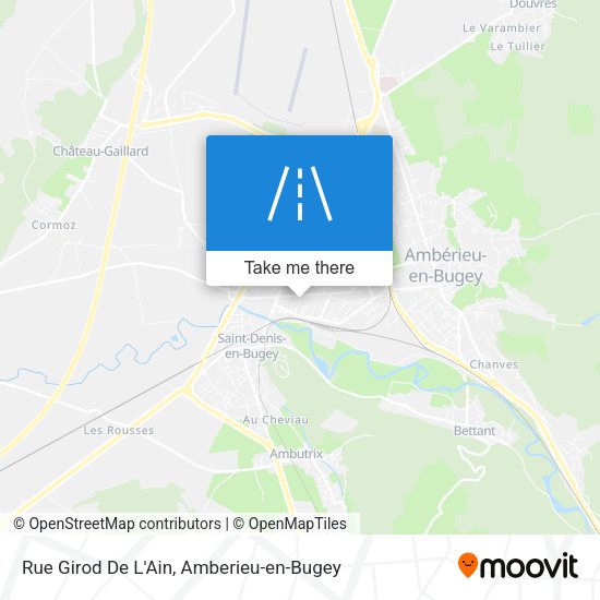 Rue Girod De L'Ain map