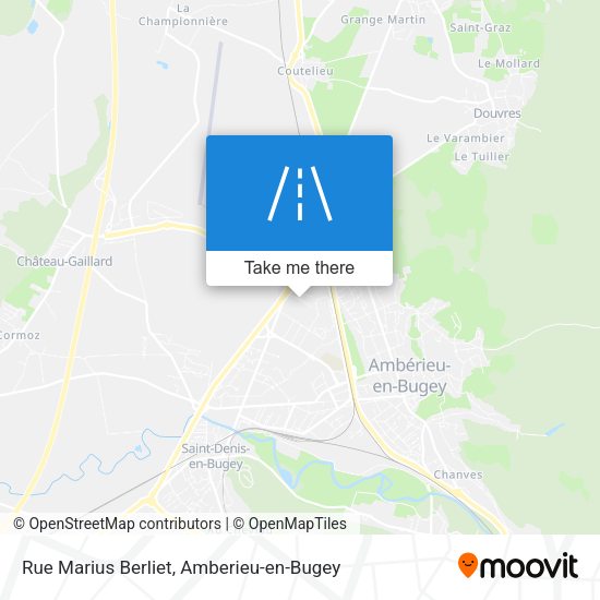 Rue Marius Berliet map