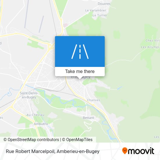 Rue Robert Marcelpoil map