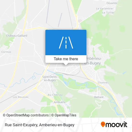 Rue Saint-Exupéry map