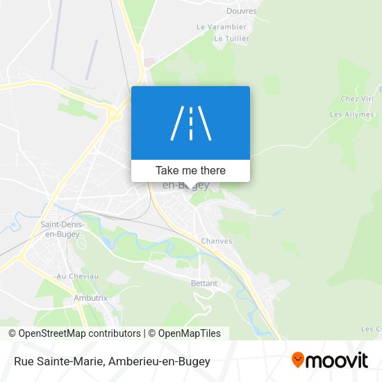 Rue Sainte-Marie map