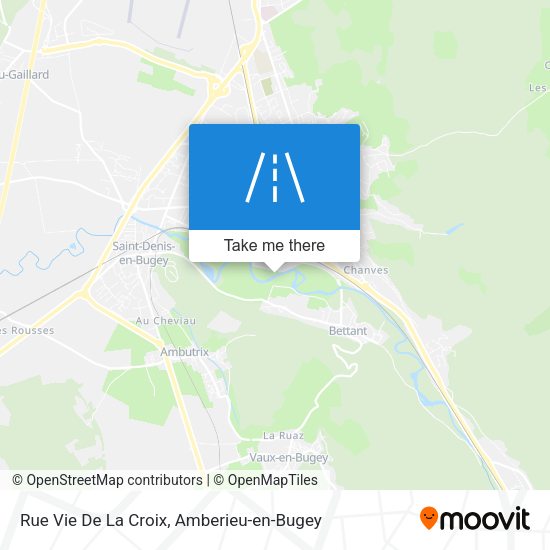 Rue Vie De La Croix map