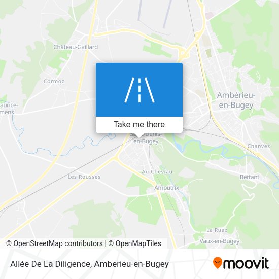 Allée De La Diligence map
