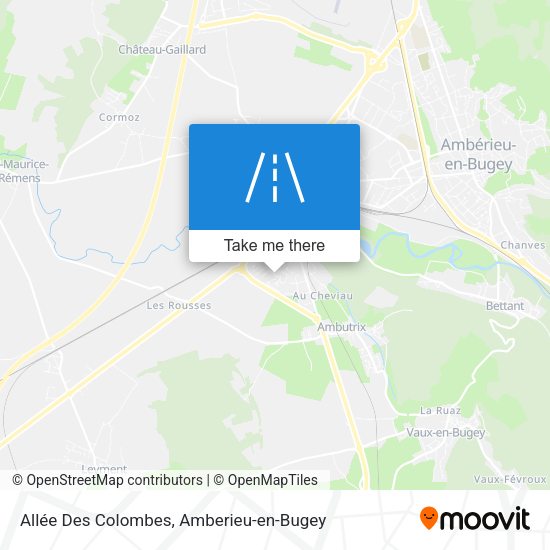Allée Des Colombes map