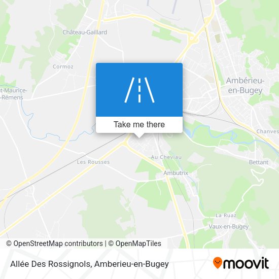 Allée Des Rossignols map