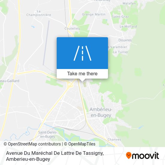 Avenue Du Maréchal De Lattre De Tassigny map