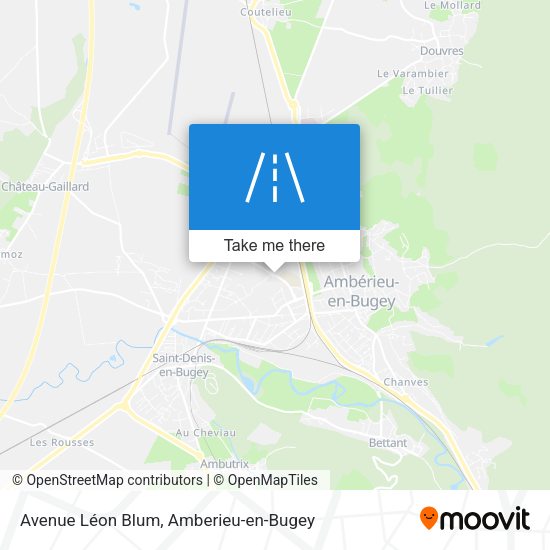 Avenue Léon Blum map