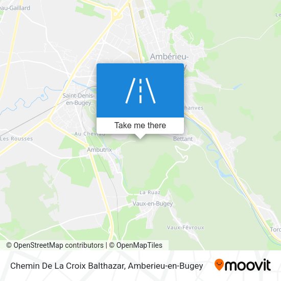 Chemin De La Croix Balthazar map
