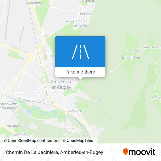 Chemin De La Jacinière map