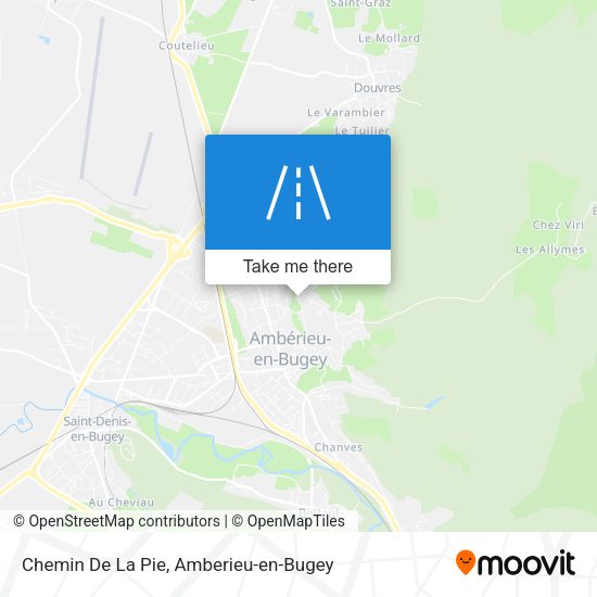 Chemin De La Pie map