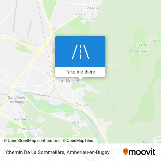 Chemin De La Sommelière map