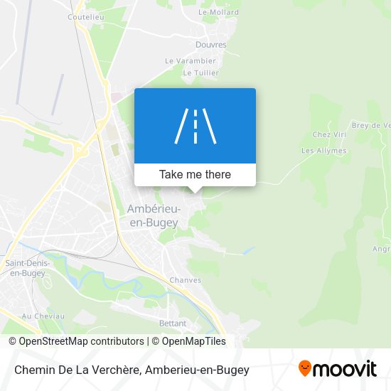 Chemin De La Verchère map