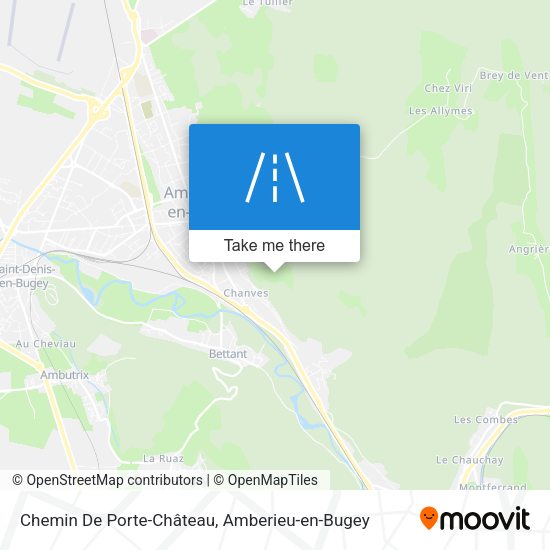 Chemin De Porte-Château map