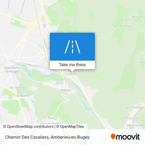 Chemin Des Cavaliers map