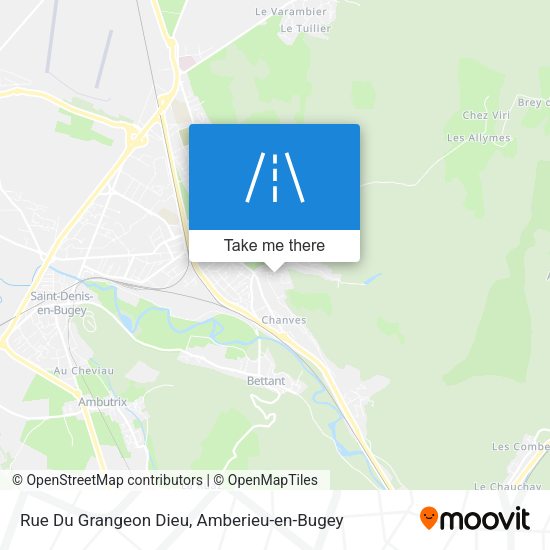 Rue Du Grangeon Dieu map