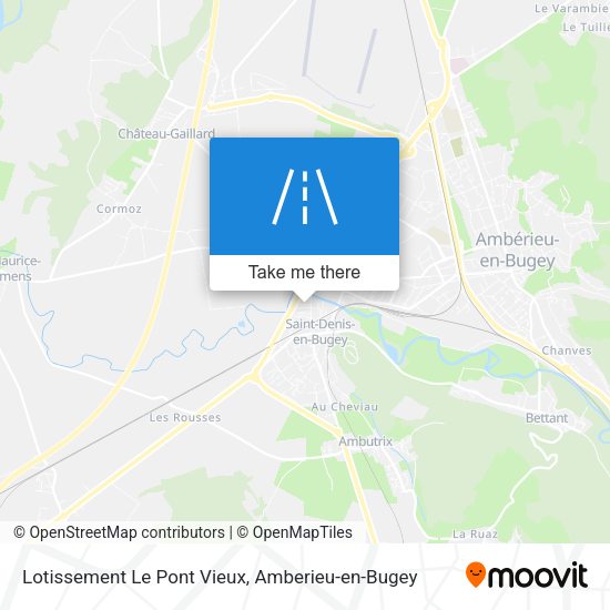 Lotissement Le Pont Vieux map