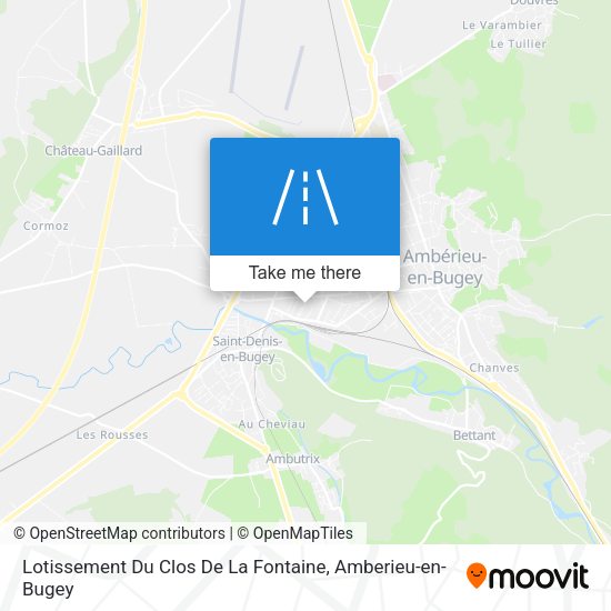 Lotissement Du Clos De La Fontaine map