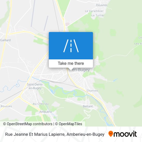 Rue Jeanne Et Marius Lapierre map