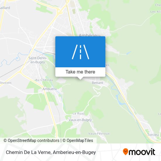 Chemin De La Verne map