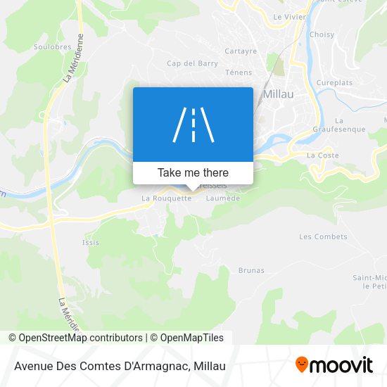 Avenue Des Comtes D'Armagnac map