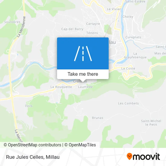 Rue Jules Celles map