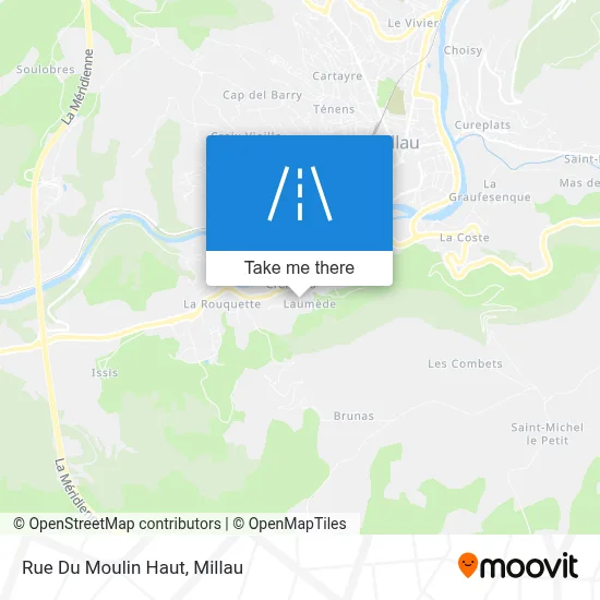Rue Du Moulin Haut map