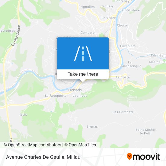 Avenue Charles De Gaulle map