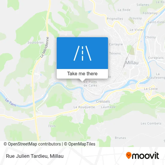 Rue Julien Tardieu map