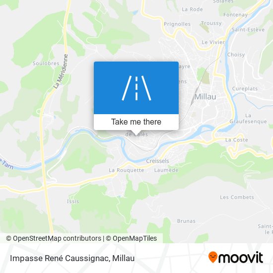 Impasse René Caussignac map