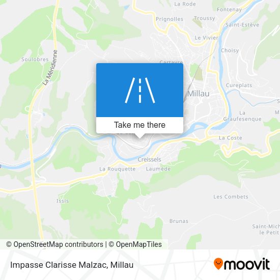Impasse Clarisse Malzac map