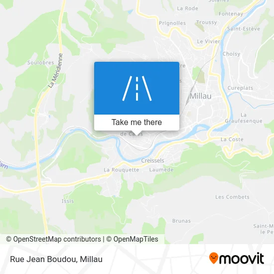 Rue Jean Boudou map