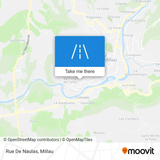Rue De Naulas map