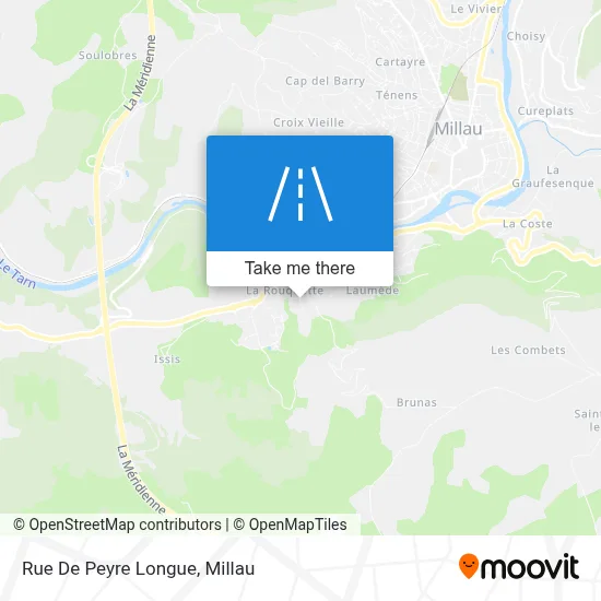 Rue De Peyre Longue map