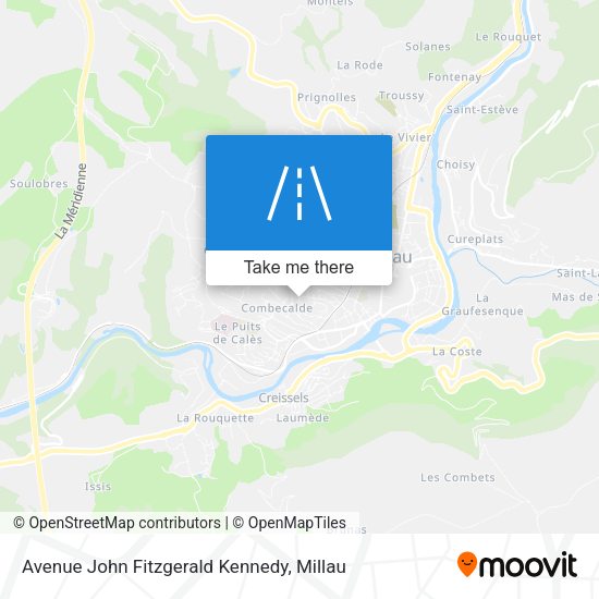 Avenue John Fitzgerald Kennedy map