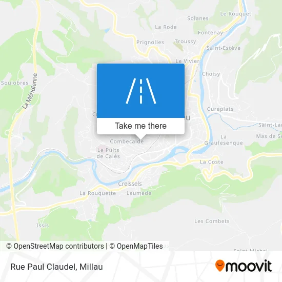 Rue Paul Claudel map