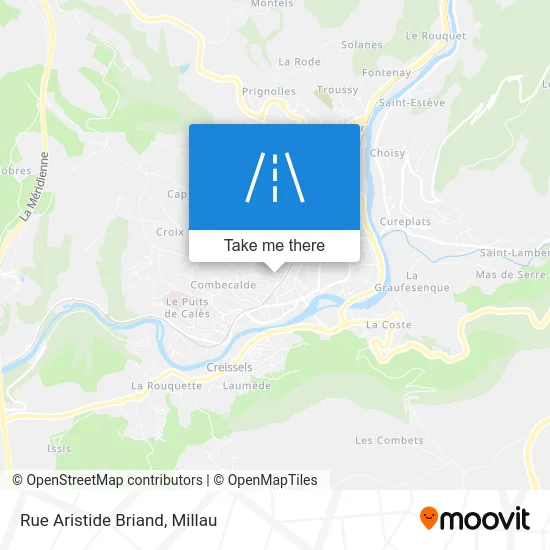 Rue Aristide Briand map