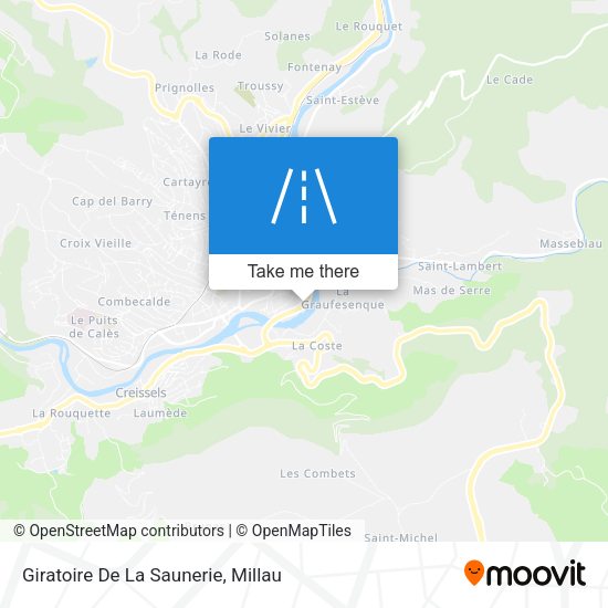 Giratoire De La Saunerie map