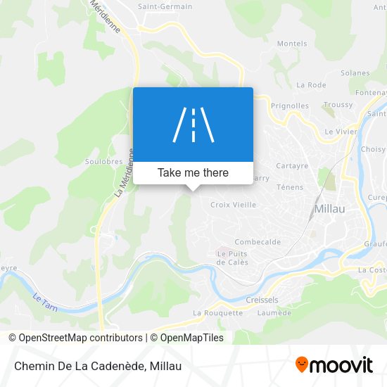 Chemin De La Cadenède map