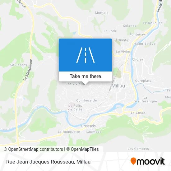 Rue Jean-Jacques Rousseau map