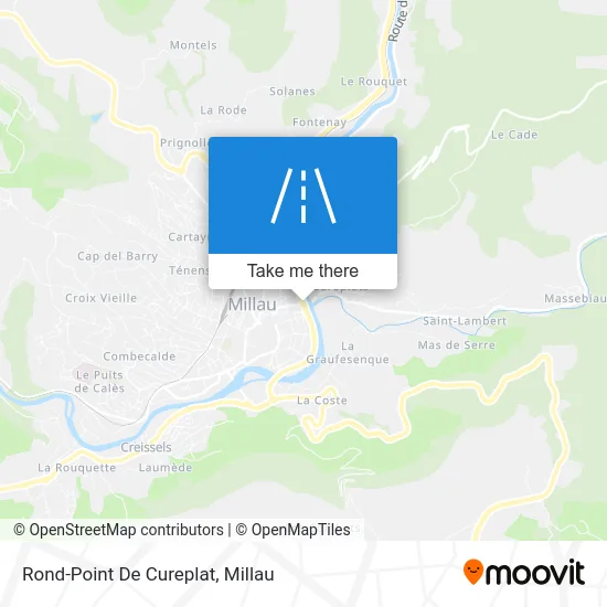Rond-Point De Cureplat map