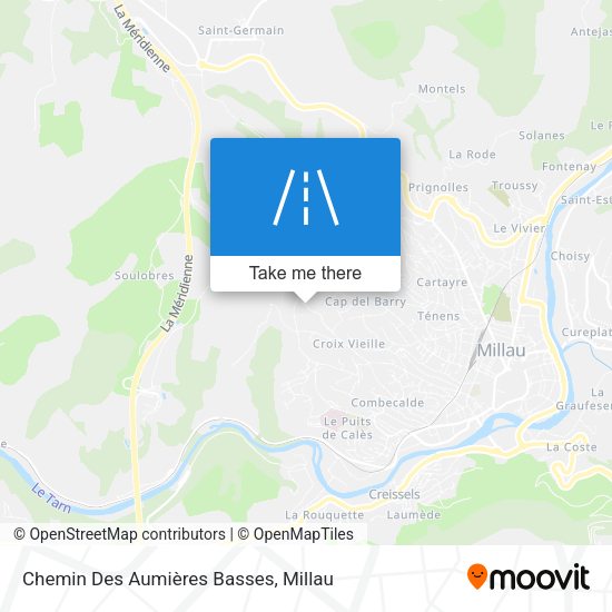 Chemin Des Aumières Basses map