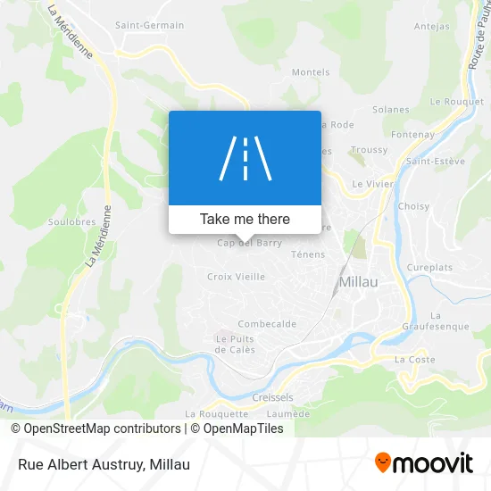 Rue Albert Austruy map