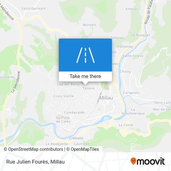 Rue Julien Fourès map