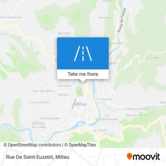 Rue De Saint-Euzebit map