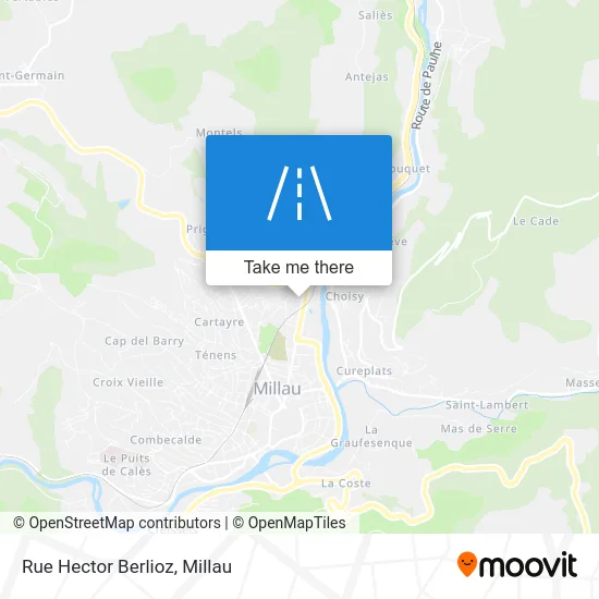 Rue Hector Berlioz map