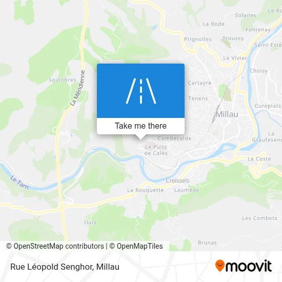 Rue Léopold Senghor map