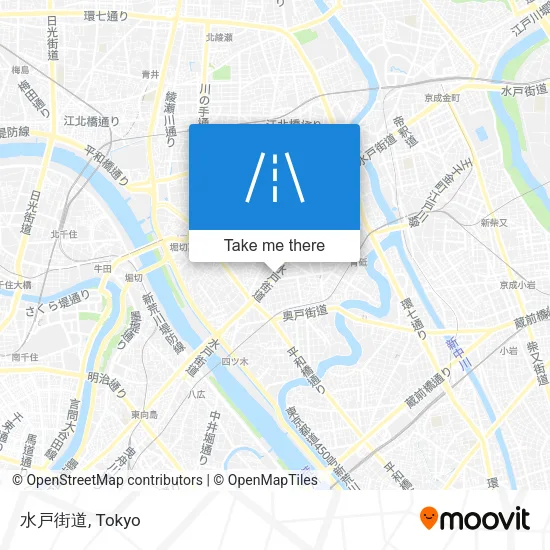 水戸街道 map