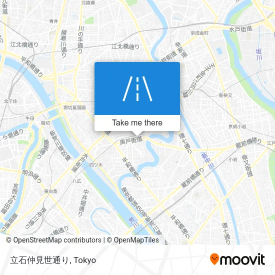 立石仲見世通り map